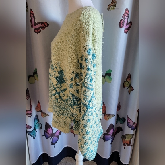 Free People Midnight Beach Oversized Pullover Sugar Mountain Combo Sweater - Picture 5 of 12